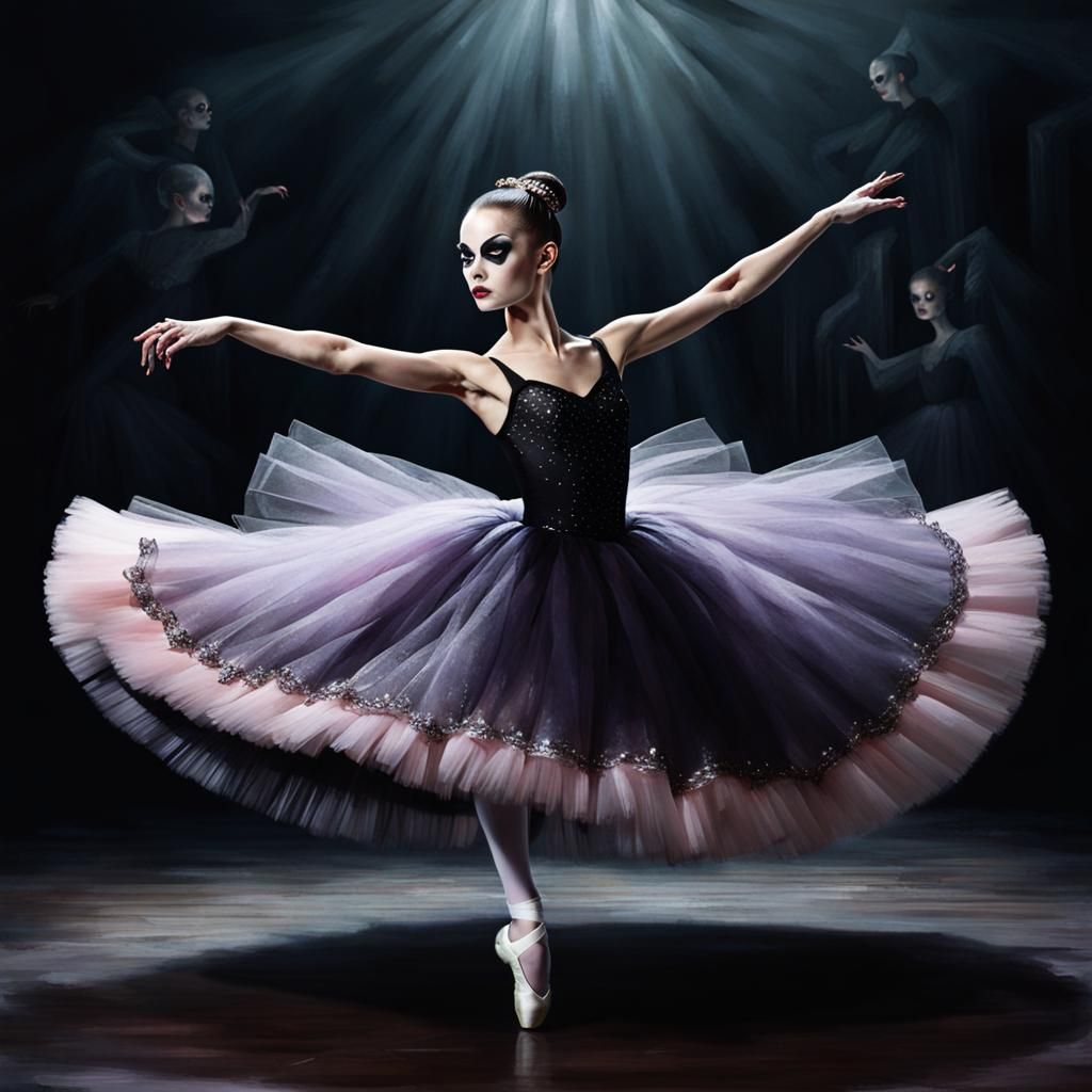An Evil Ballerina Generated by AI
