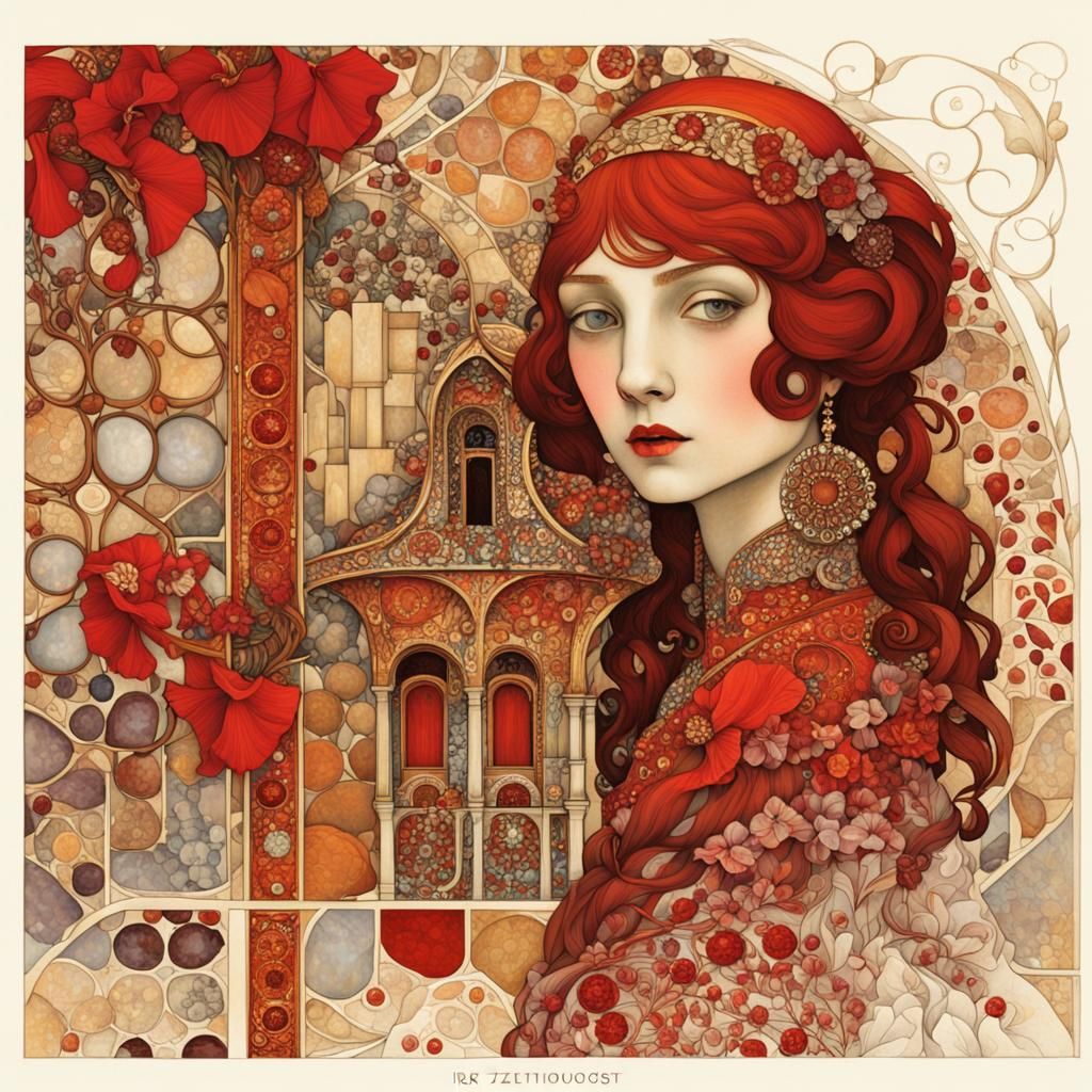 Eclectic Architecture in Art Nouveau Style