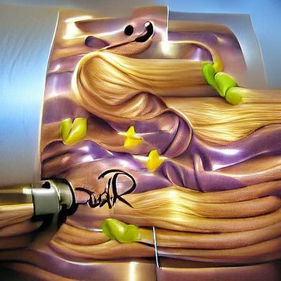 Rapunzel in Her Tower: A Golden Hair Fairytale