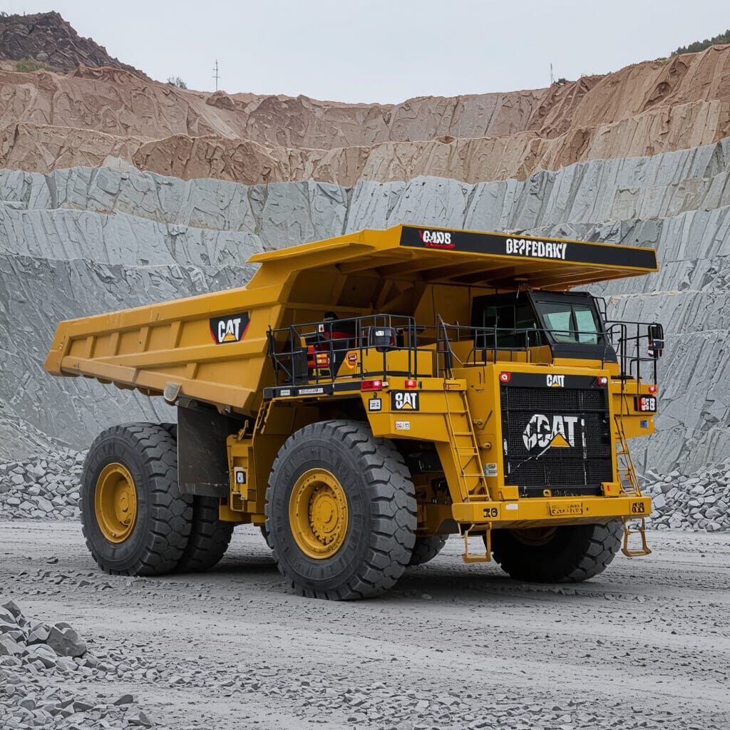Caterpillar Mining Truck: Heavy-Duty Hauling
