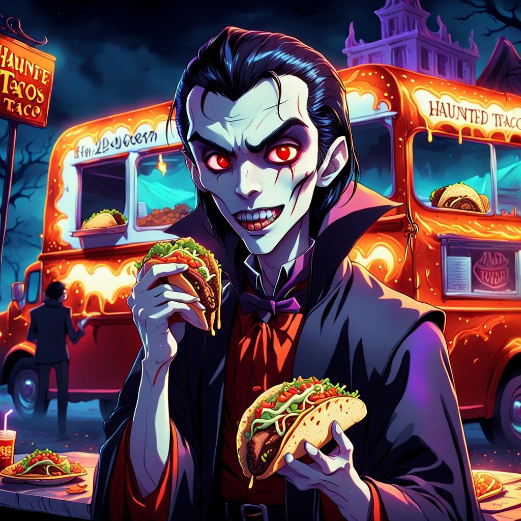 Dracula's Taco Night: Anime Style