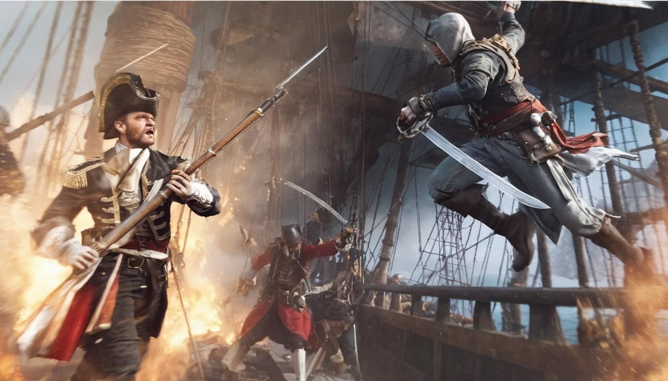 Pirates vs Spanish Armada: Cinematic Seascape Battle