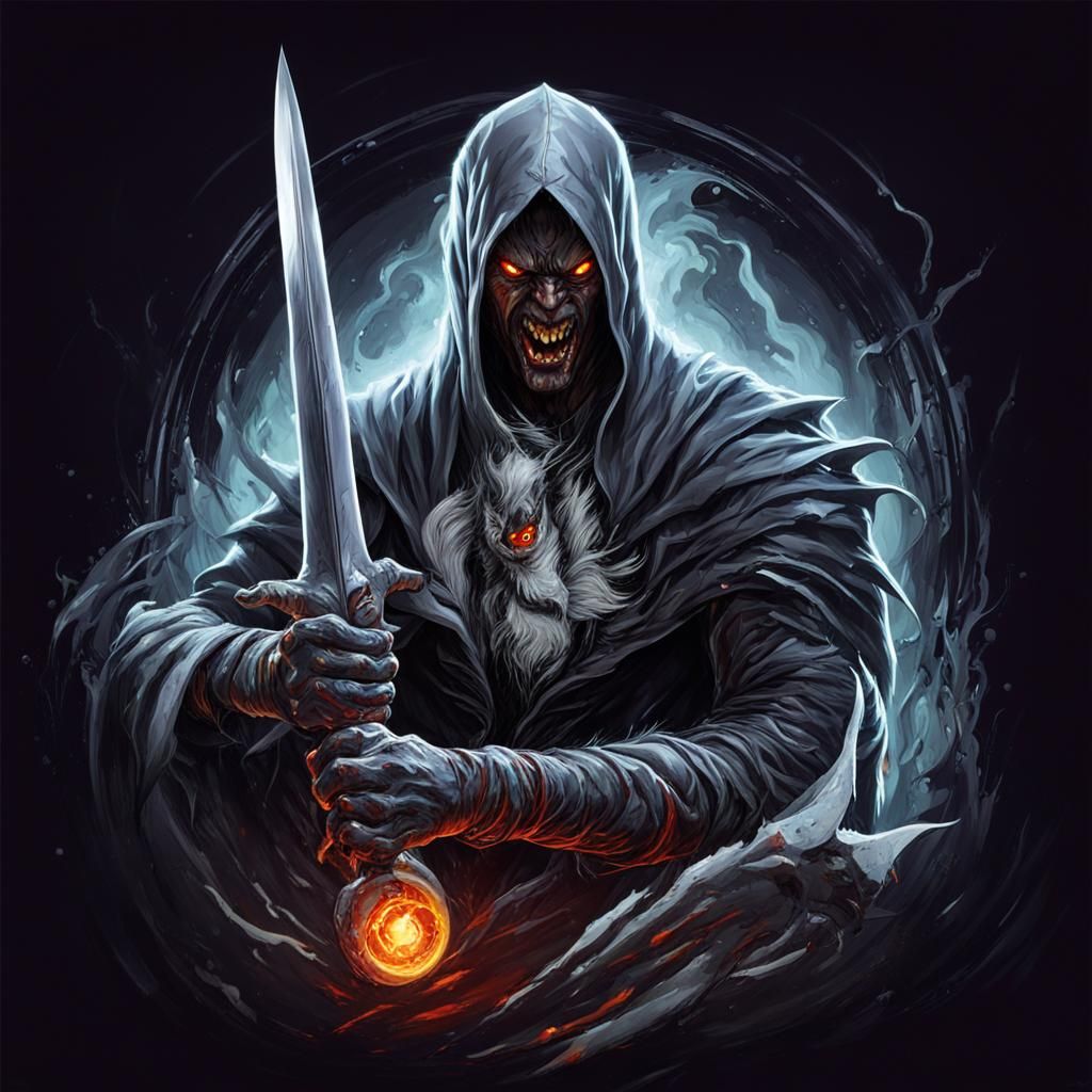 Vibrant Hybrid Creature in Dramatic Splash Art