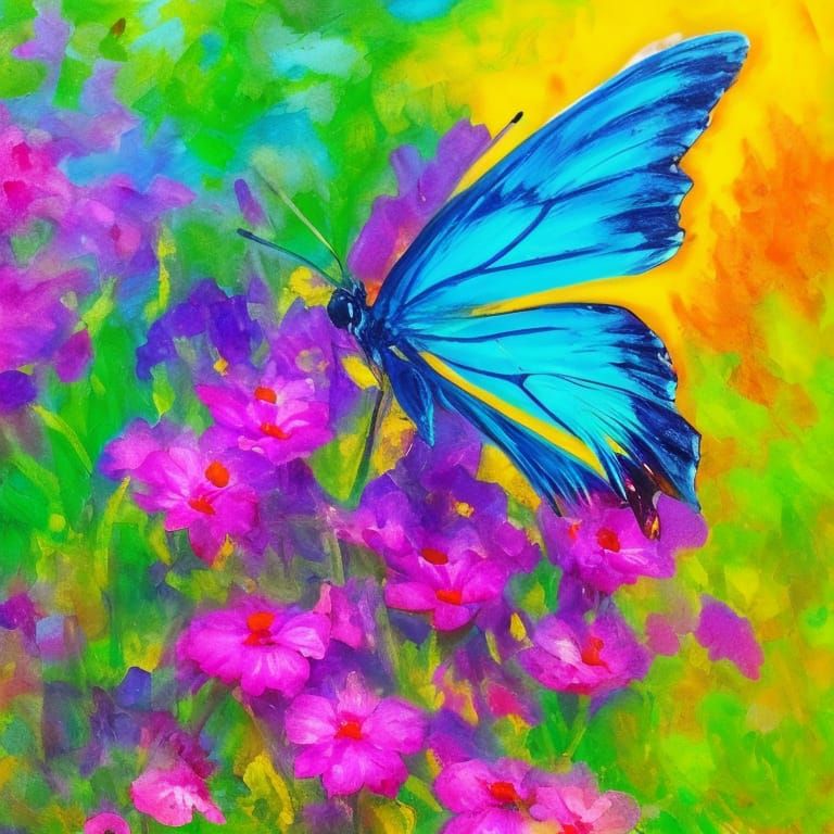 Butterfly on a Flower