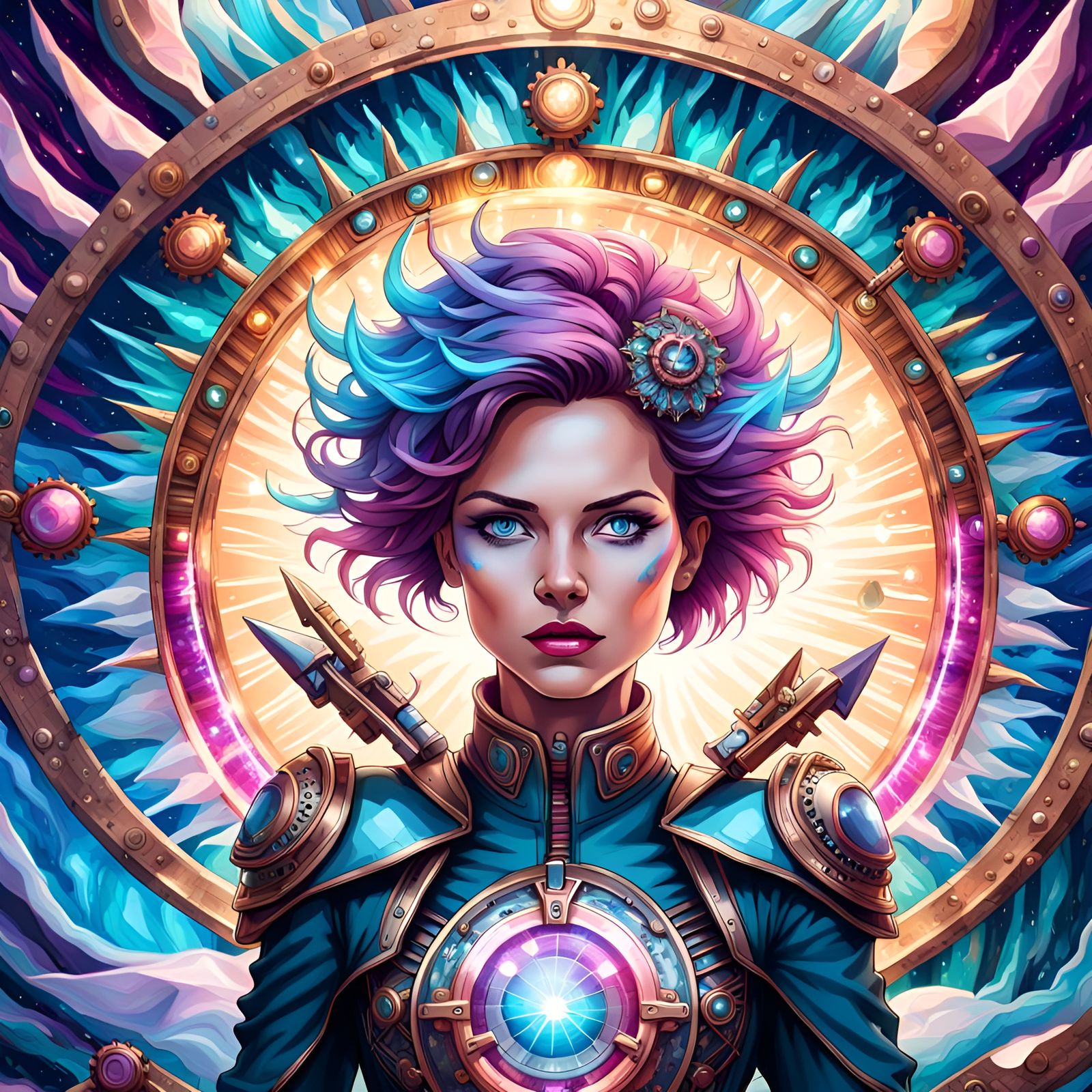 Aetherpunk Goddess - Angel of Destiny