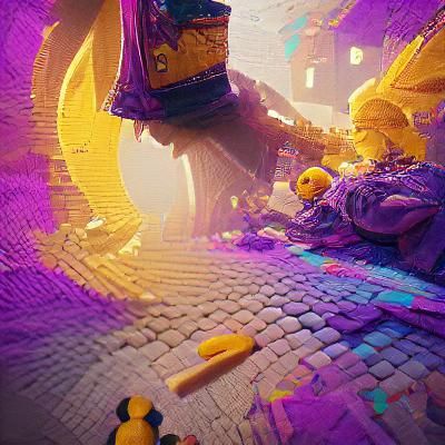 Dark Fantasy Lego Creation in 8K Resolution
