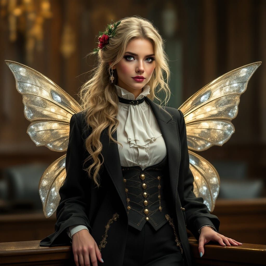 Fairy Lawyer in Courtroom Scene