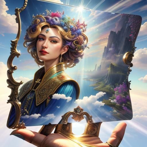 Ethereal Sky with Mirrors in Photorealistic Detail