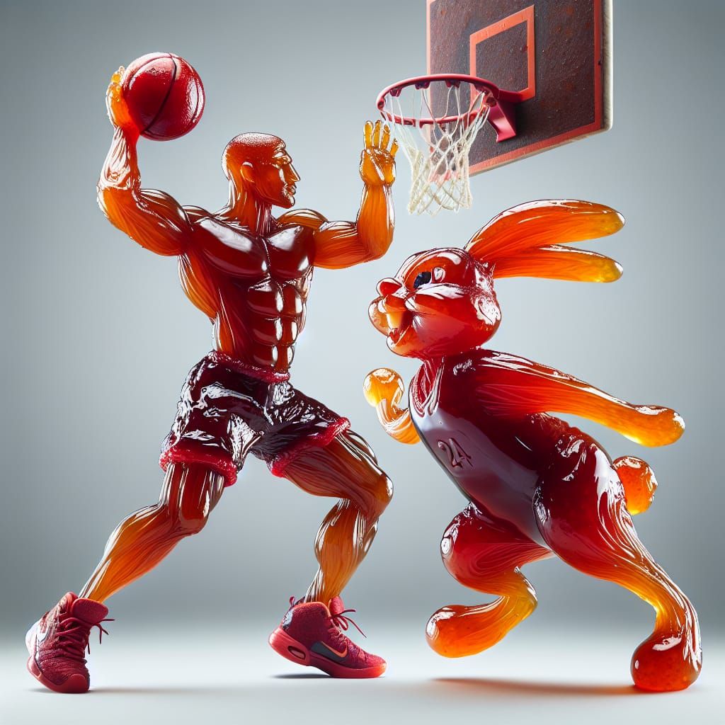 Fruit Preserve Basketball Game in High Resolution
