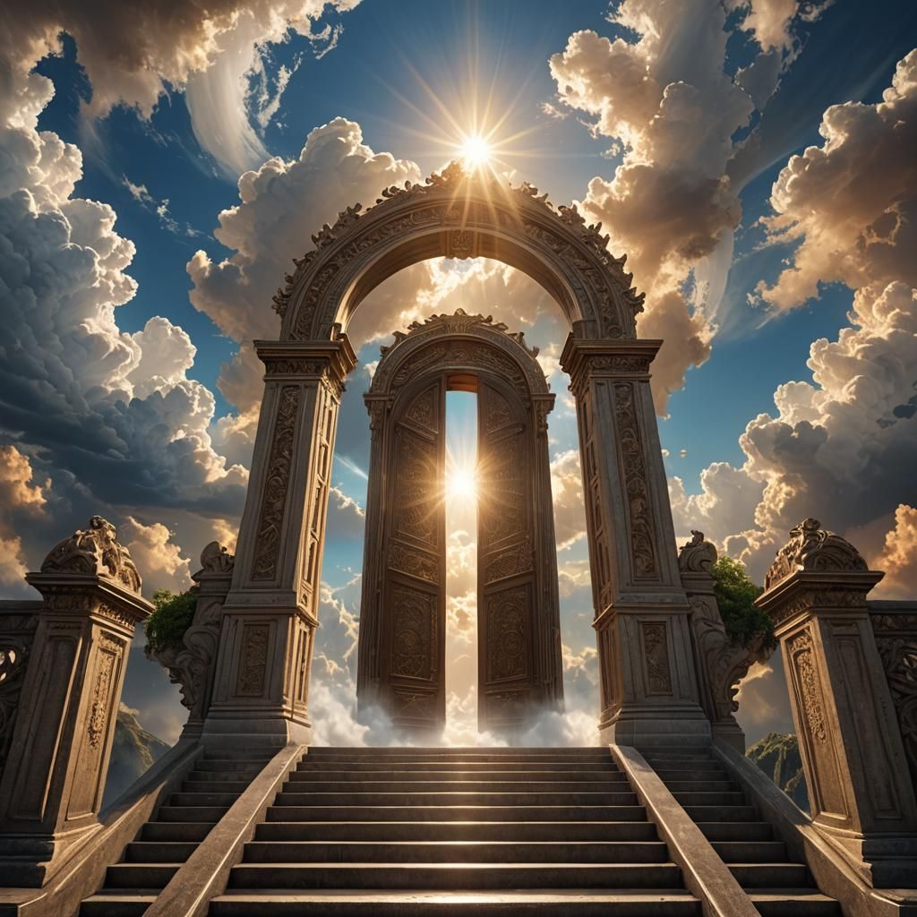 Heaven's Gate: A Hyper-Realistic Digital Painting