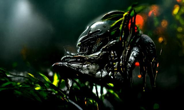 Predator Alien Concept Art in 8k Resolution