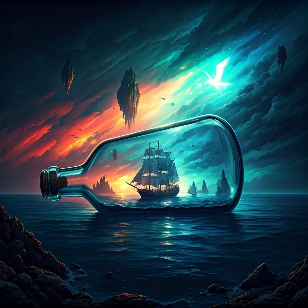 Ship in a Bottle: Fantasy Concept Art