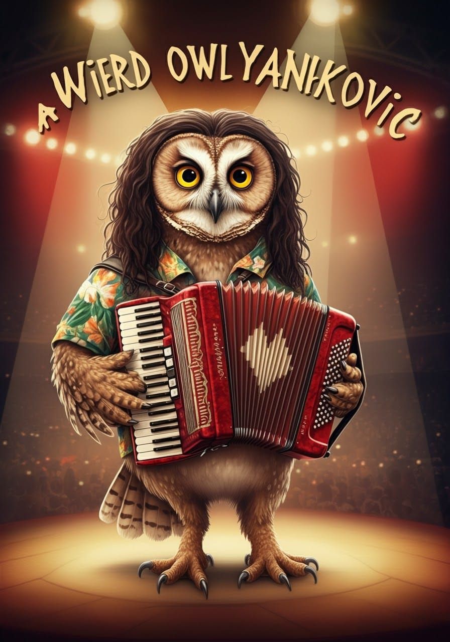 Weird Owl Yankovic: A Whimsical Accordion Concert