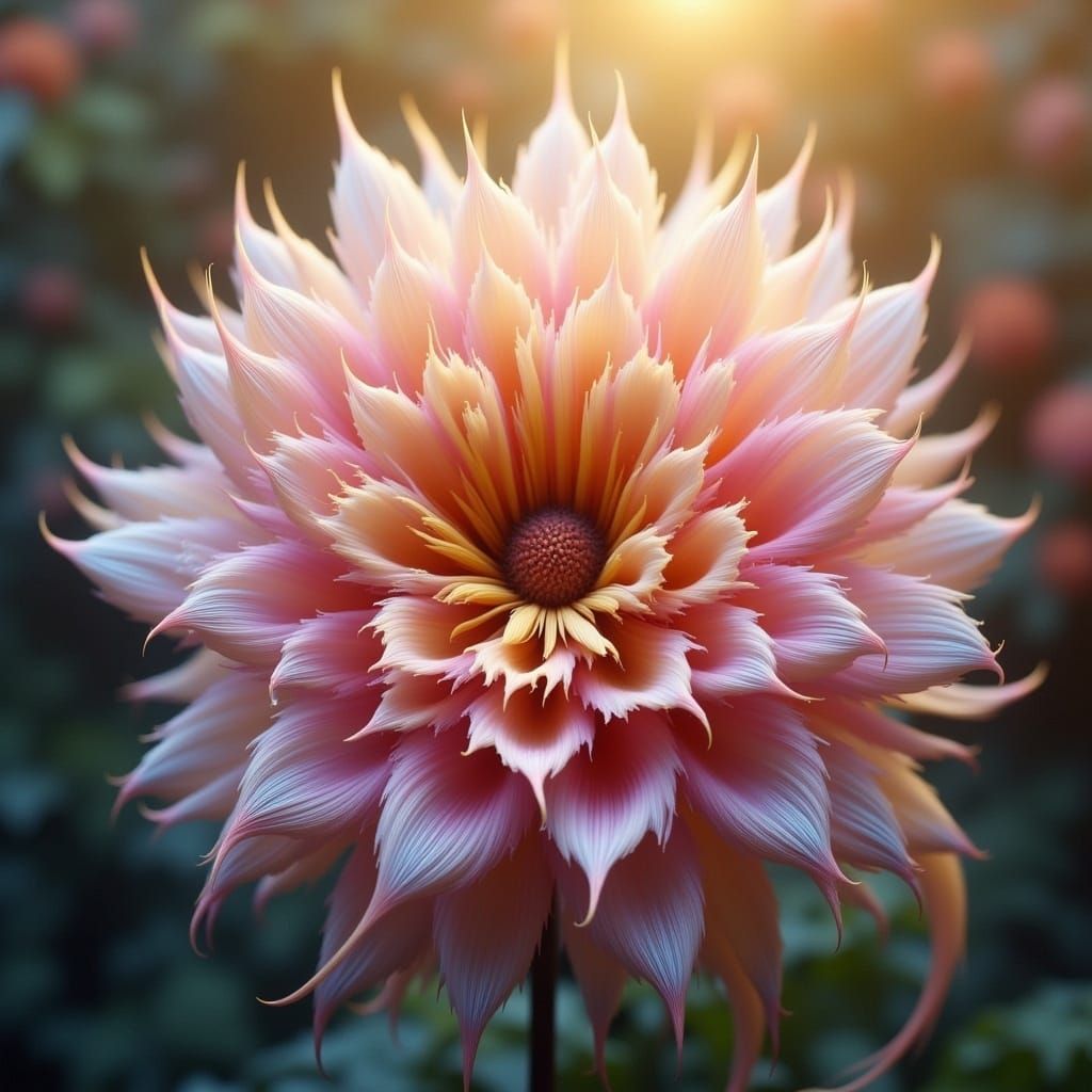 Surreal Pastel Bloom in Dreamy Ethereal Style