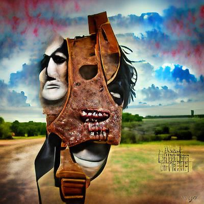 Leatherface Photo Illustration from Texas Chainsaw Massacre