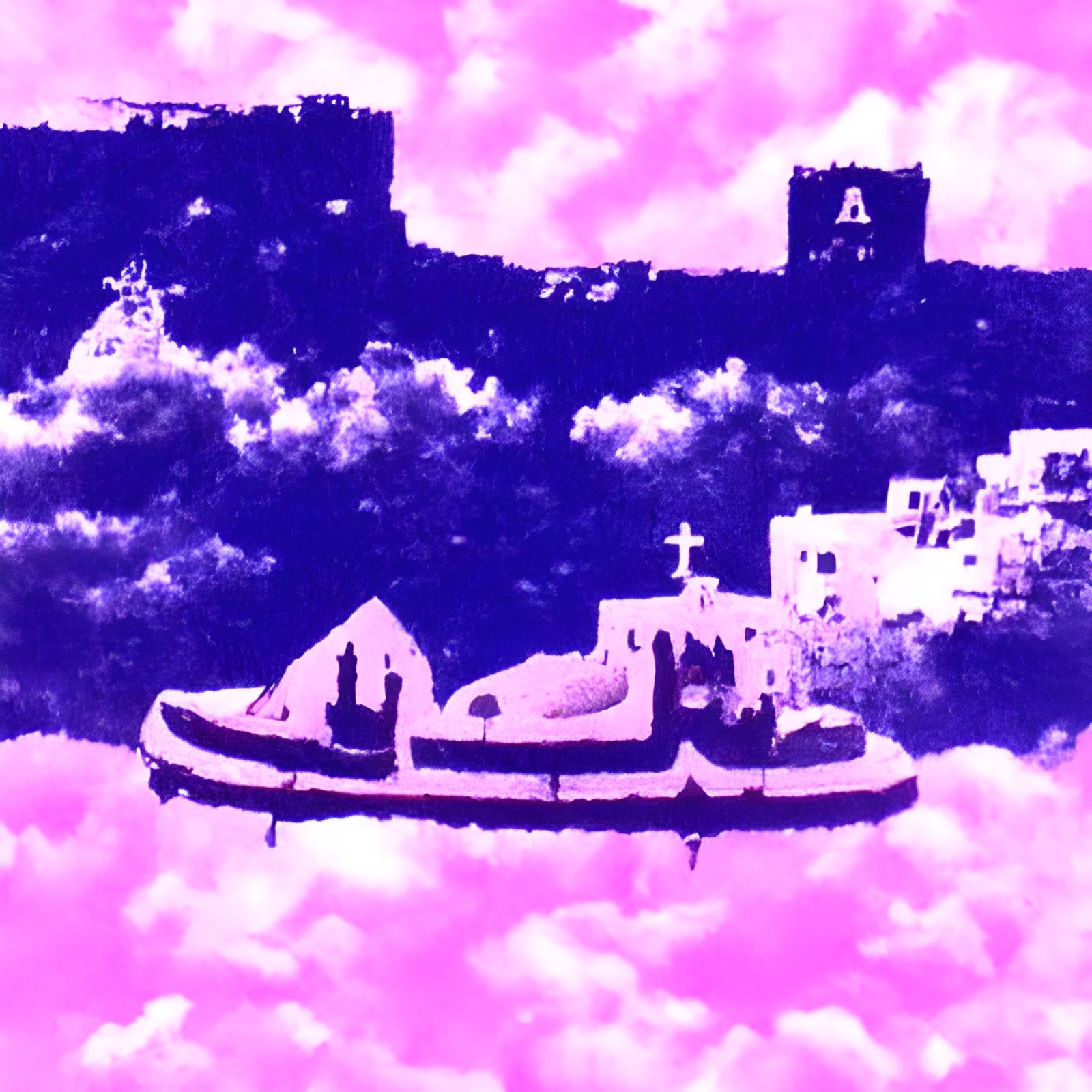 Bethlehem on a Floating Island in the Sky