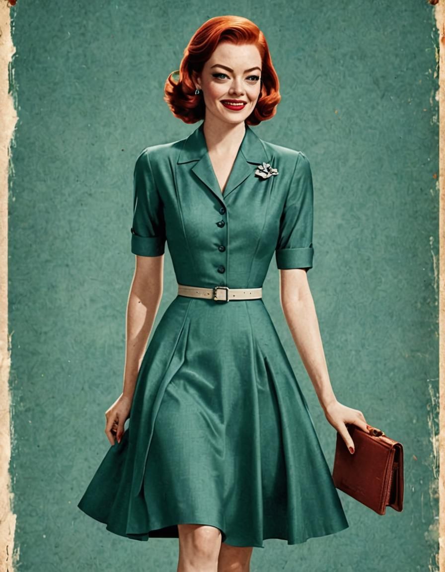 1940s Style Ad for Women's Clothing