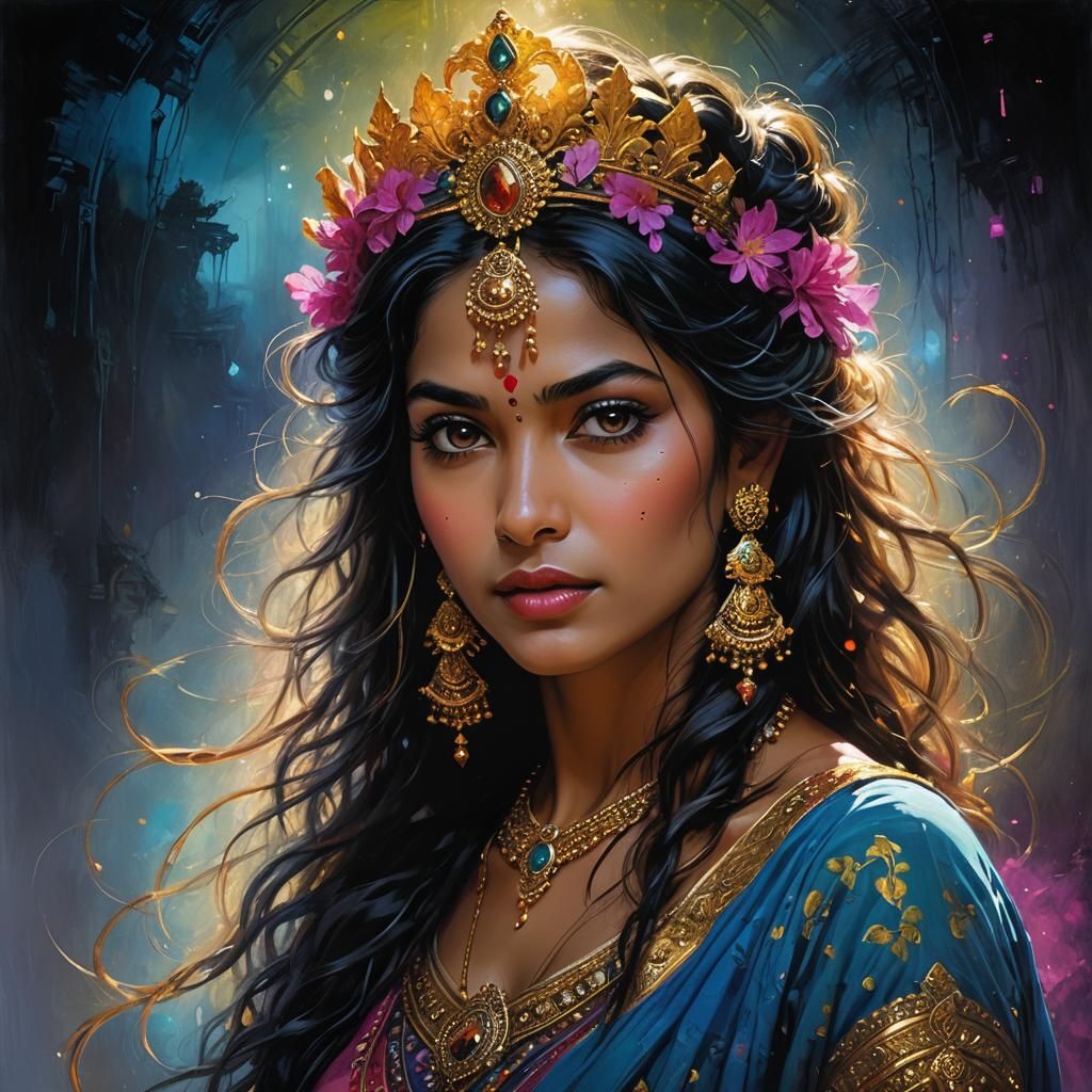 Portrait of the Rajput Queen Padmini