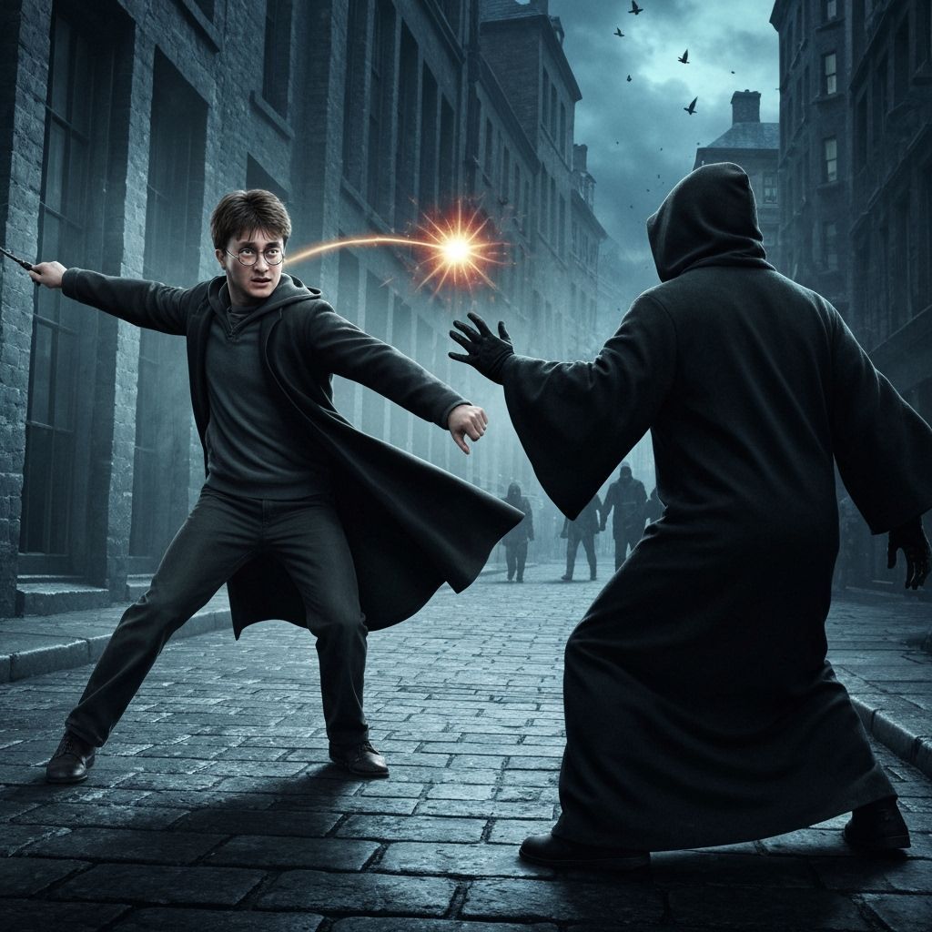 Harry Potter's Patronus Duel in the Dark
