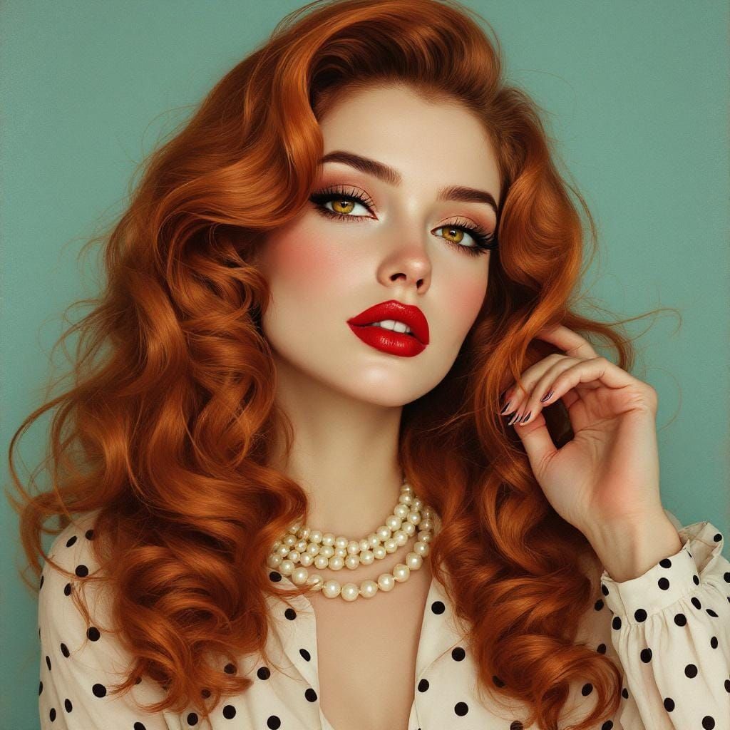 Airbrush art: a picture of a glamorous woman dressed with vi...