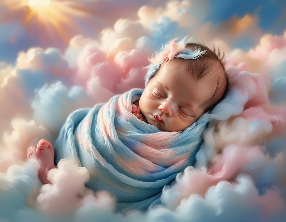 Baby Sleeping Clouds