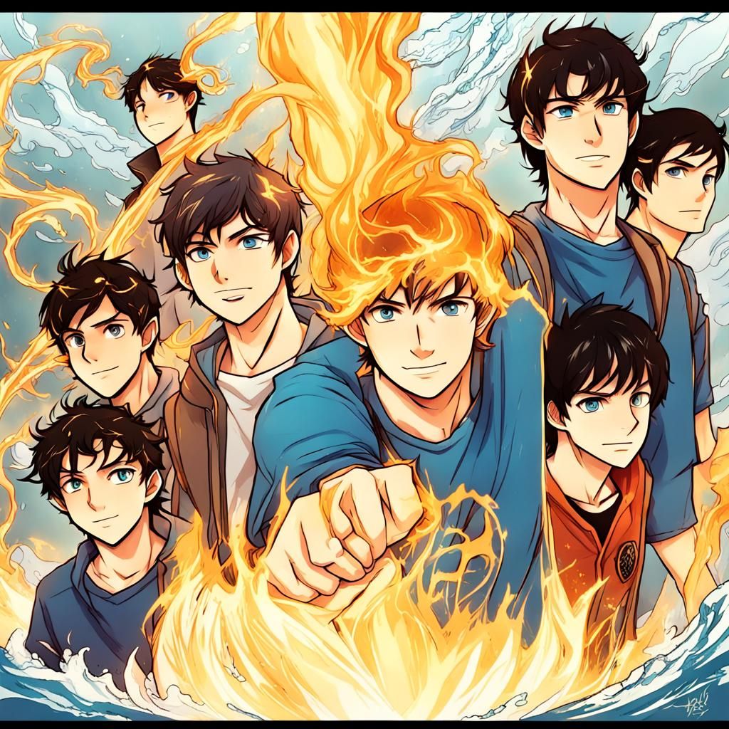 Percy Jackson in Anime Style