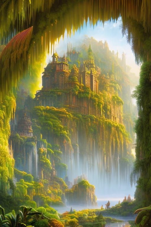 Bananas in Sunlight: A Detailed Digital Painting