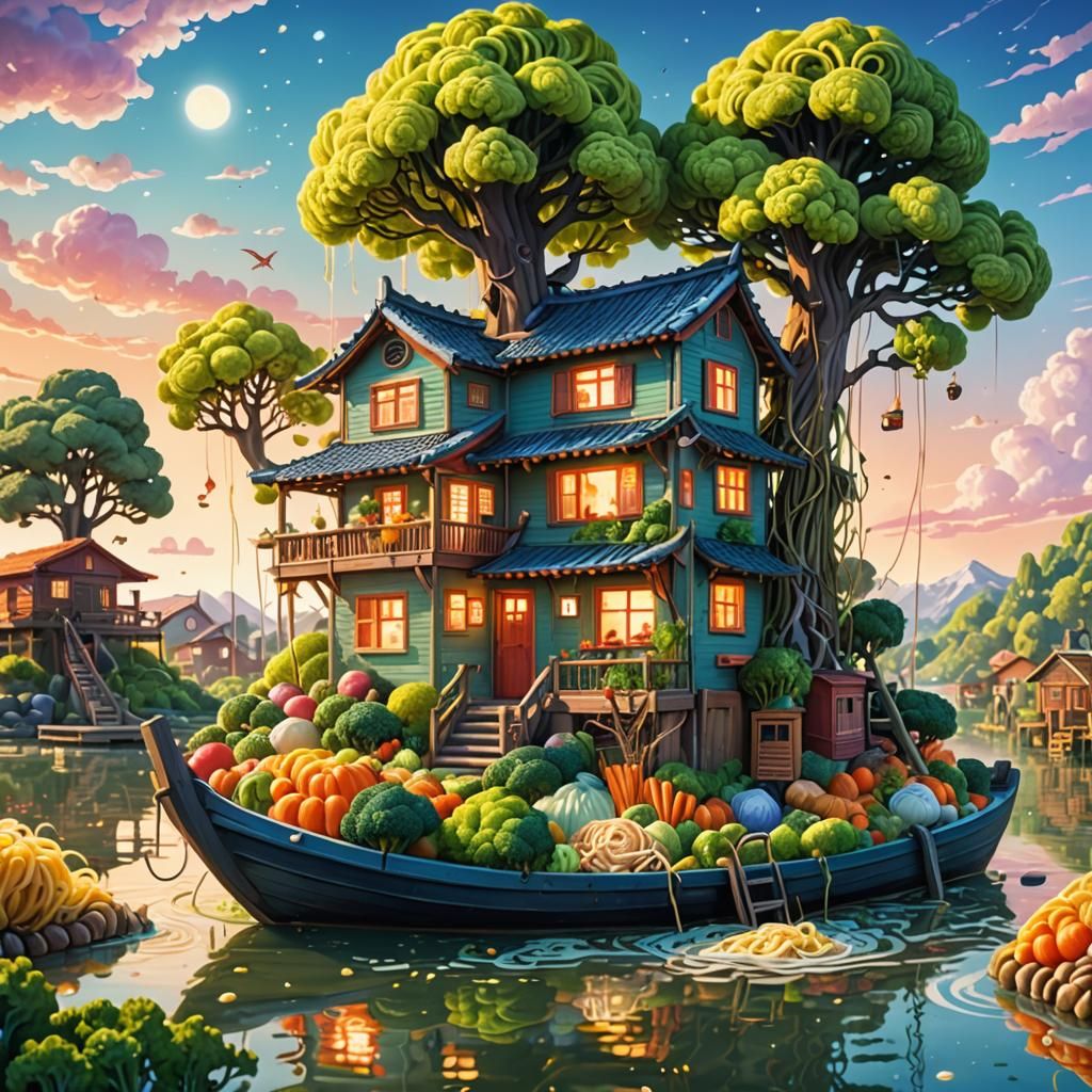 Every house is on a healthy diet!