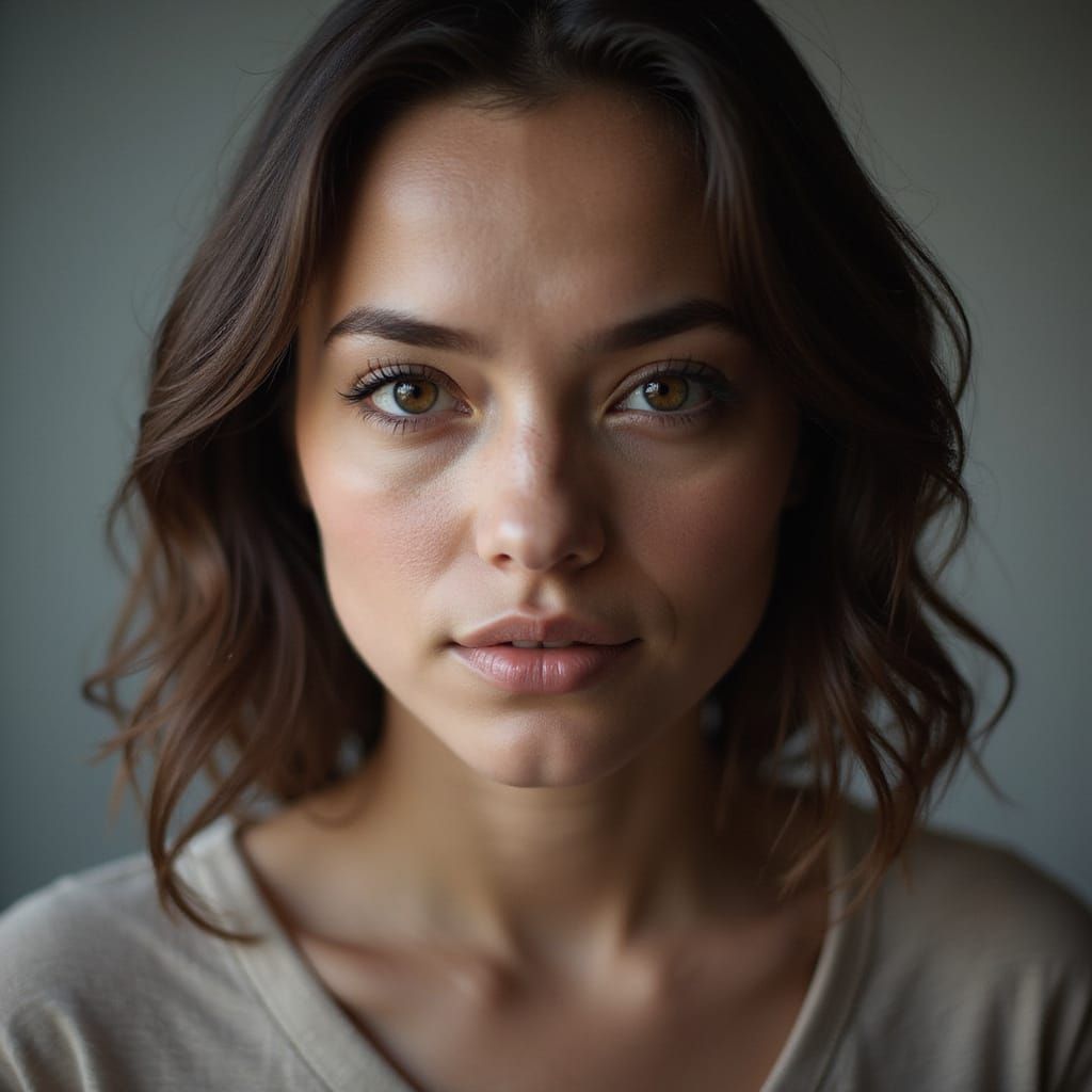 Elegant Portrait in Cinematic DSLR Style