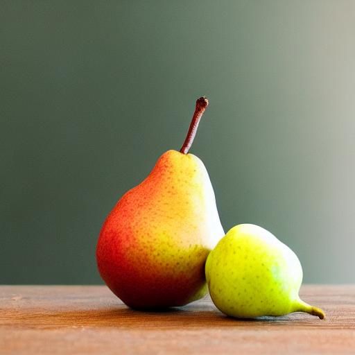 Stunning Pear Photograph with Bokeh Effect