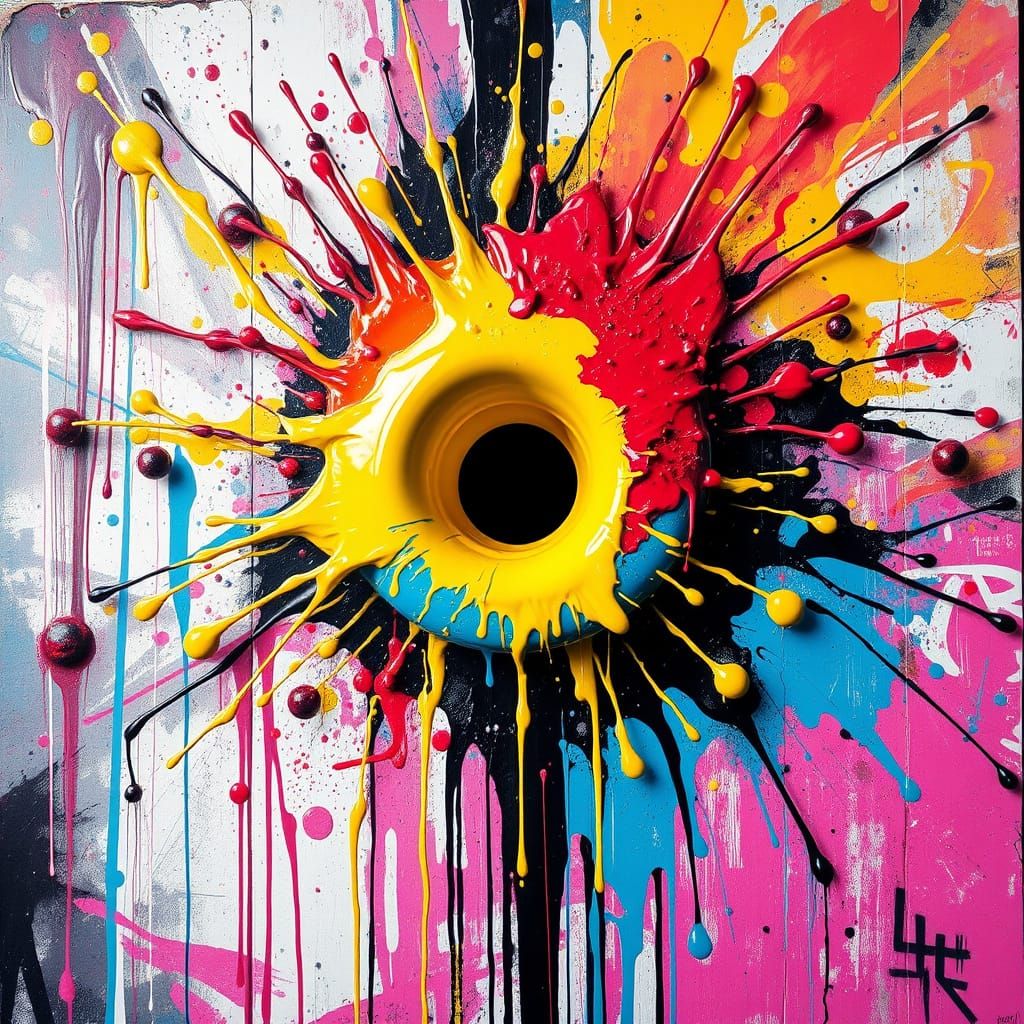 Surreal Graffiti Explosion
