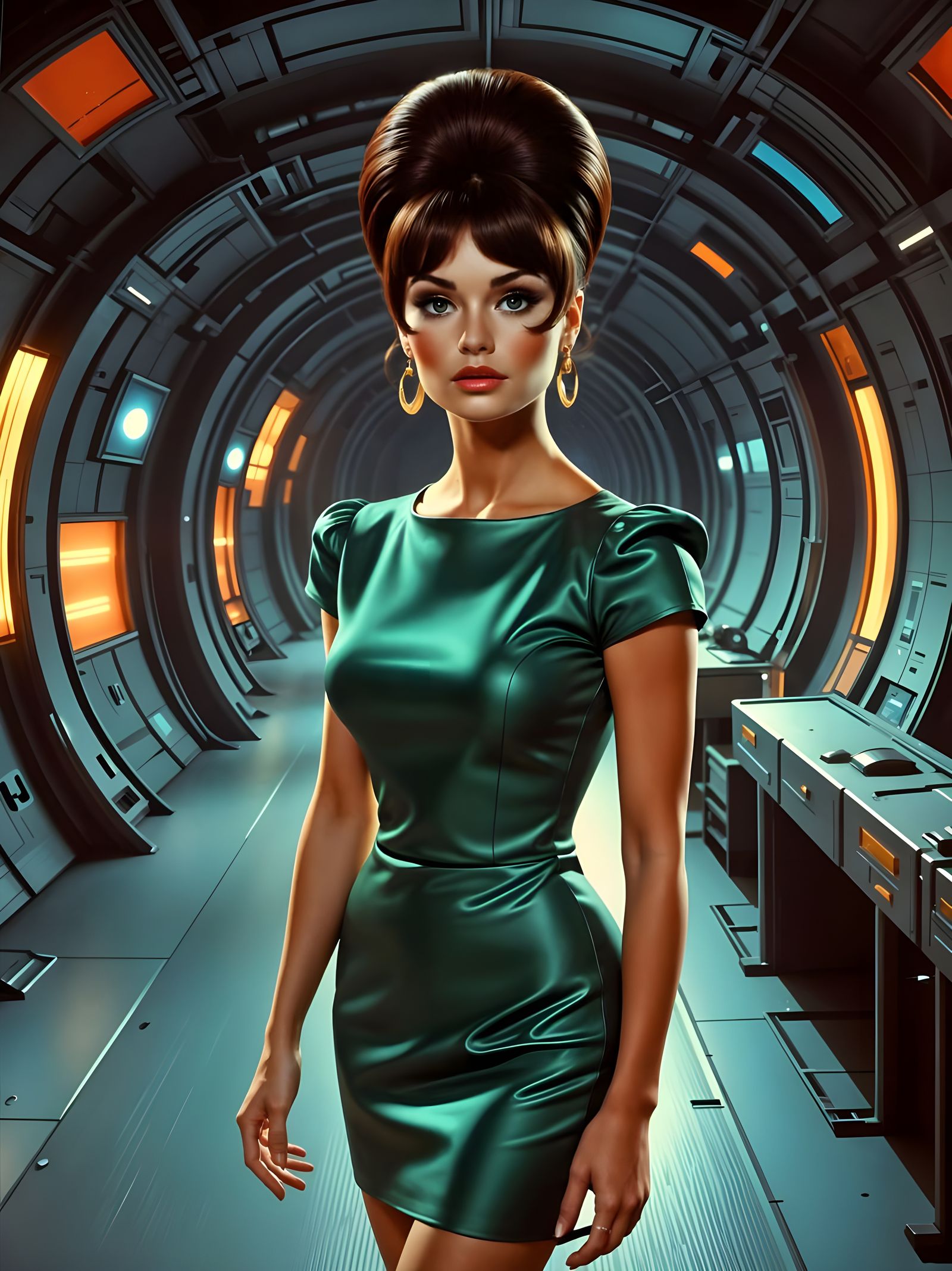 Space Age Elegance in 1960s Mod Style