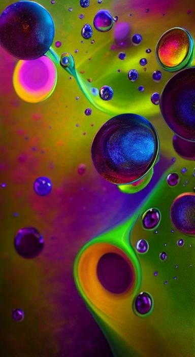 Time's Flow: Surreal Bioluminescent Flower