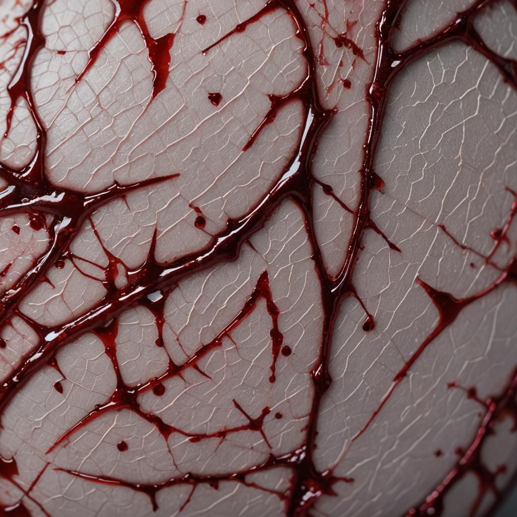Macro Photograph of Bleeding Wounds on Skin
