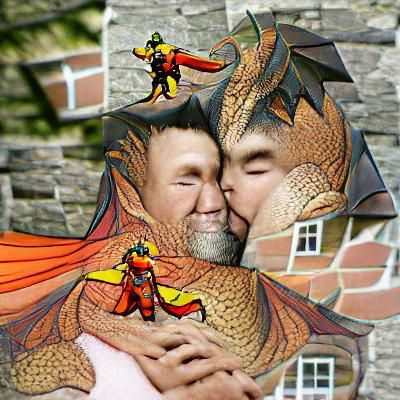 Dragon-Man's Affectionate Love for Husband