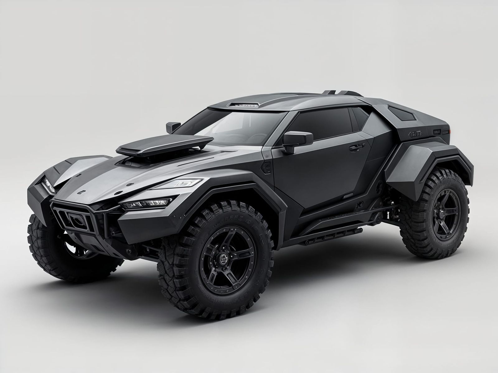 Futuristic Armored Off-Road Car Concept