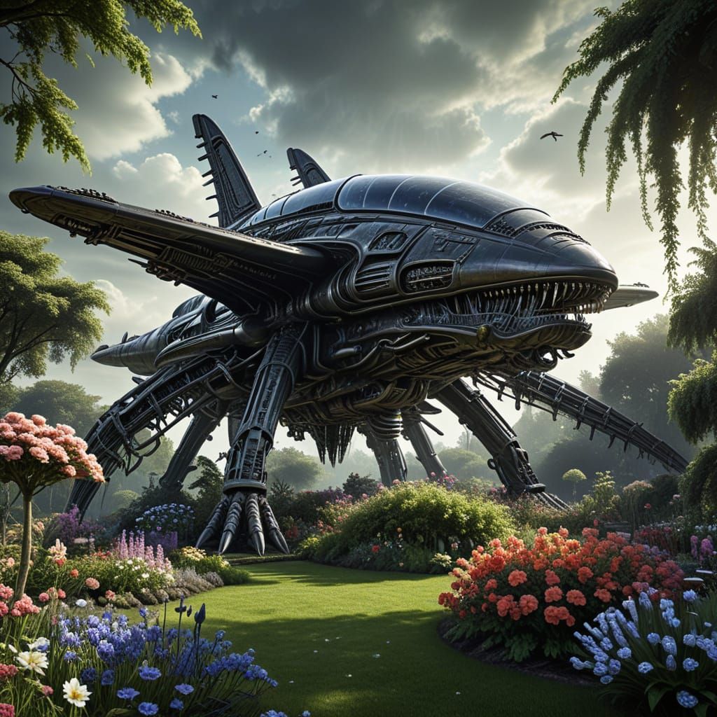 Giger's Cybernetic Garden of Dreams