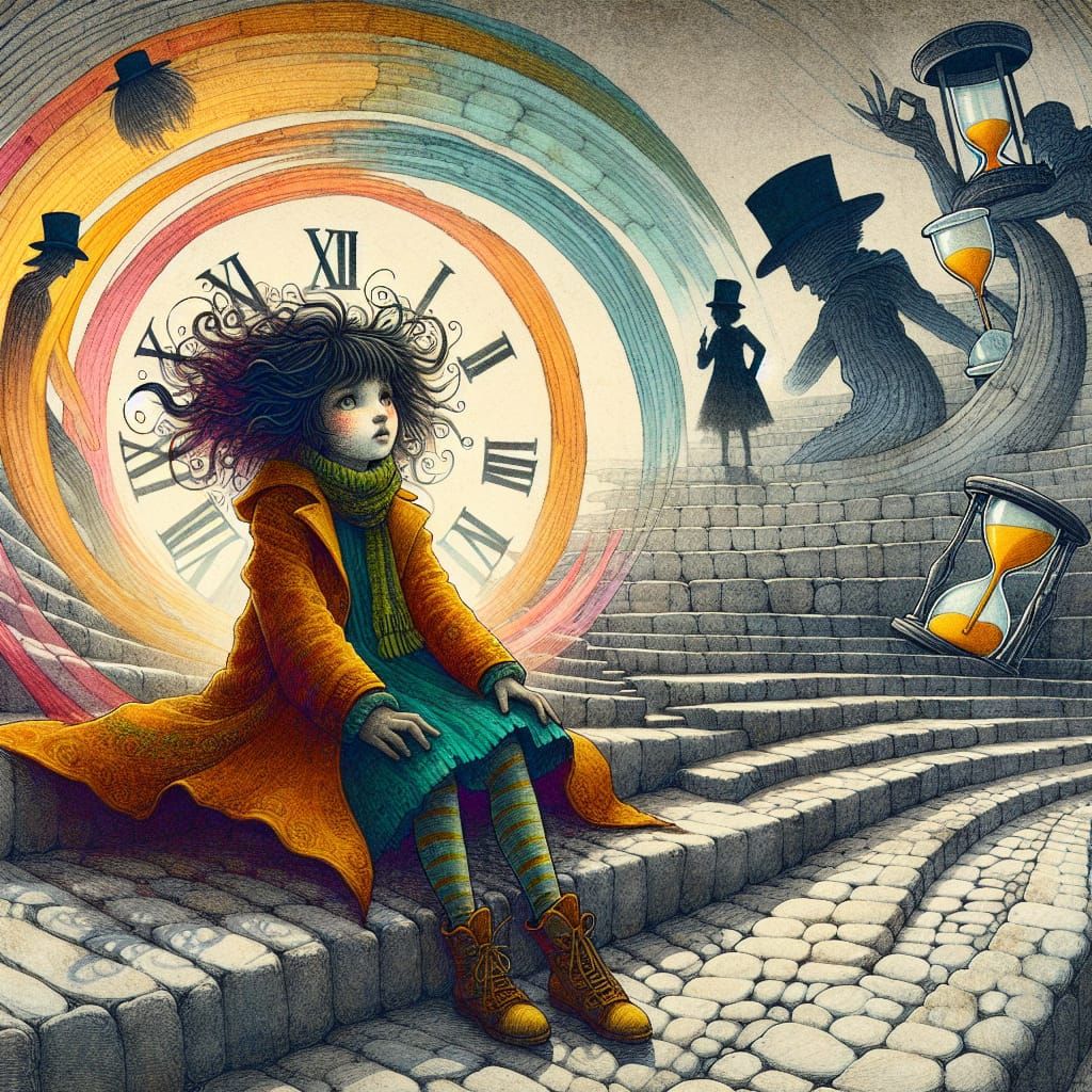 Dreamy Poster for 'Momo' by a Visionary Author