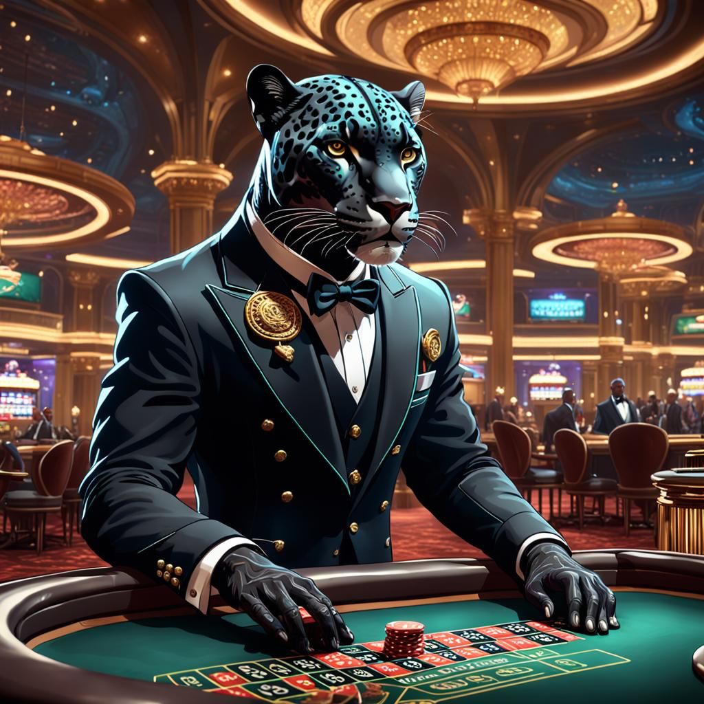 Animals with jobs - Croupier