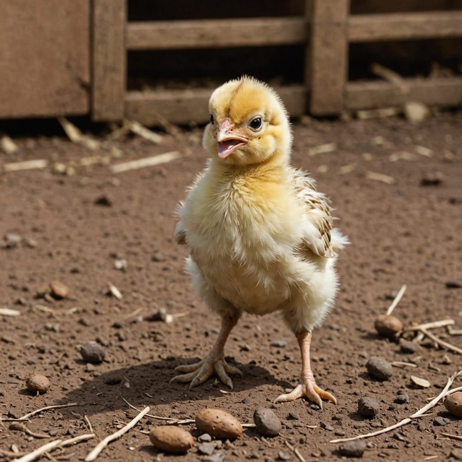 Furious Baby Chicken Tantrum