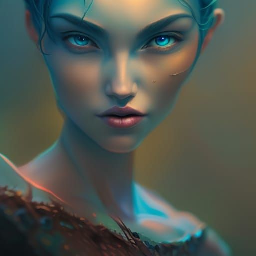 Hyperdetailed Paella Art in Dark Fantasy Style