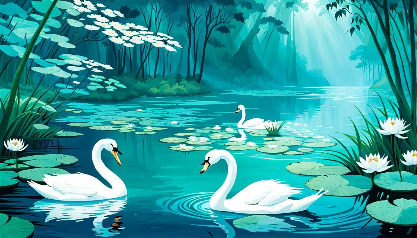 Lady of the Lake and Swan Maidens