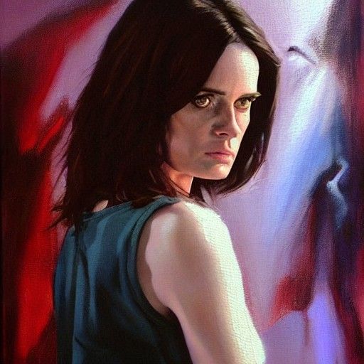 Jessica Jones as Oil Painting by James Gurney