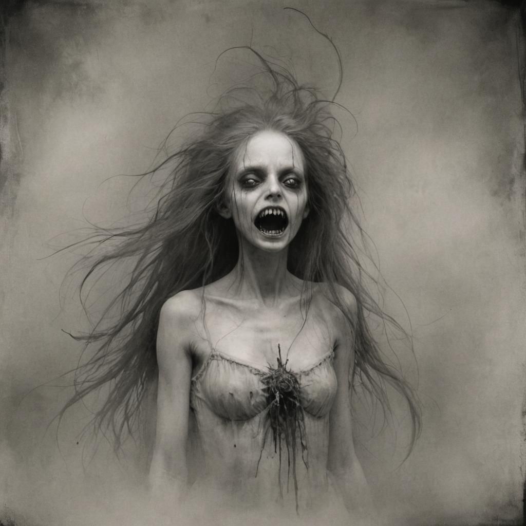 Grimdark Horror Art Inspired by Classic Illustrators