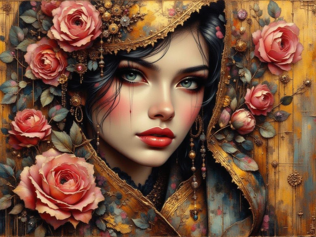 Portrait of a beautiful woman