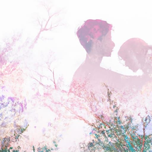 Ethereal Couple Embodies Winter and Spring in Fantastical La...