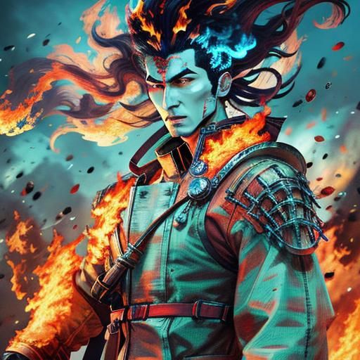 Intense Flames: A Digital Fire Study