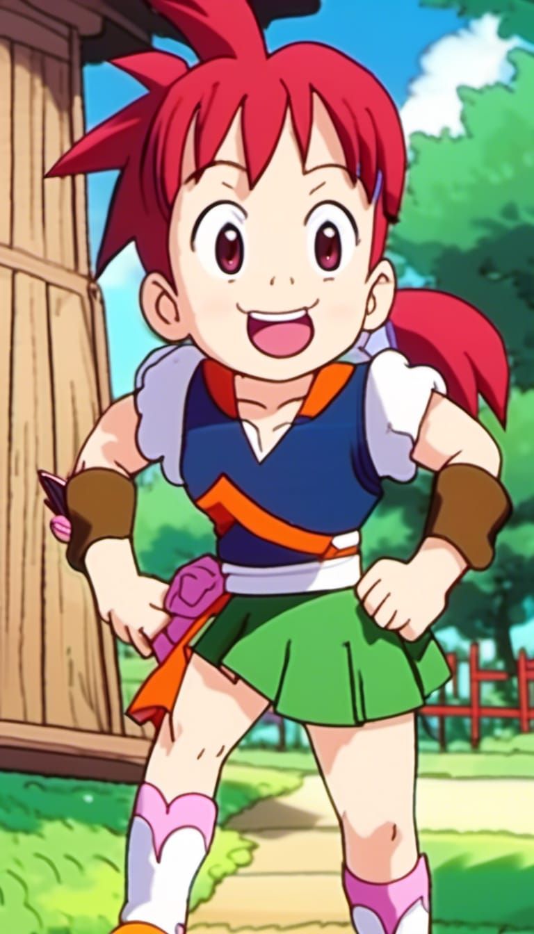 Anime Style Amazon Warriors in Jungle Portrait