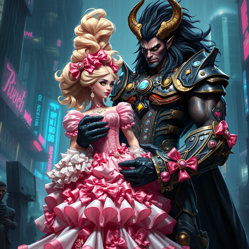 Demon King Prepares Princess Bride in Dystopian City