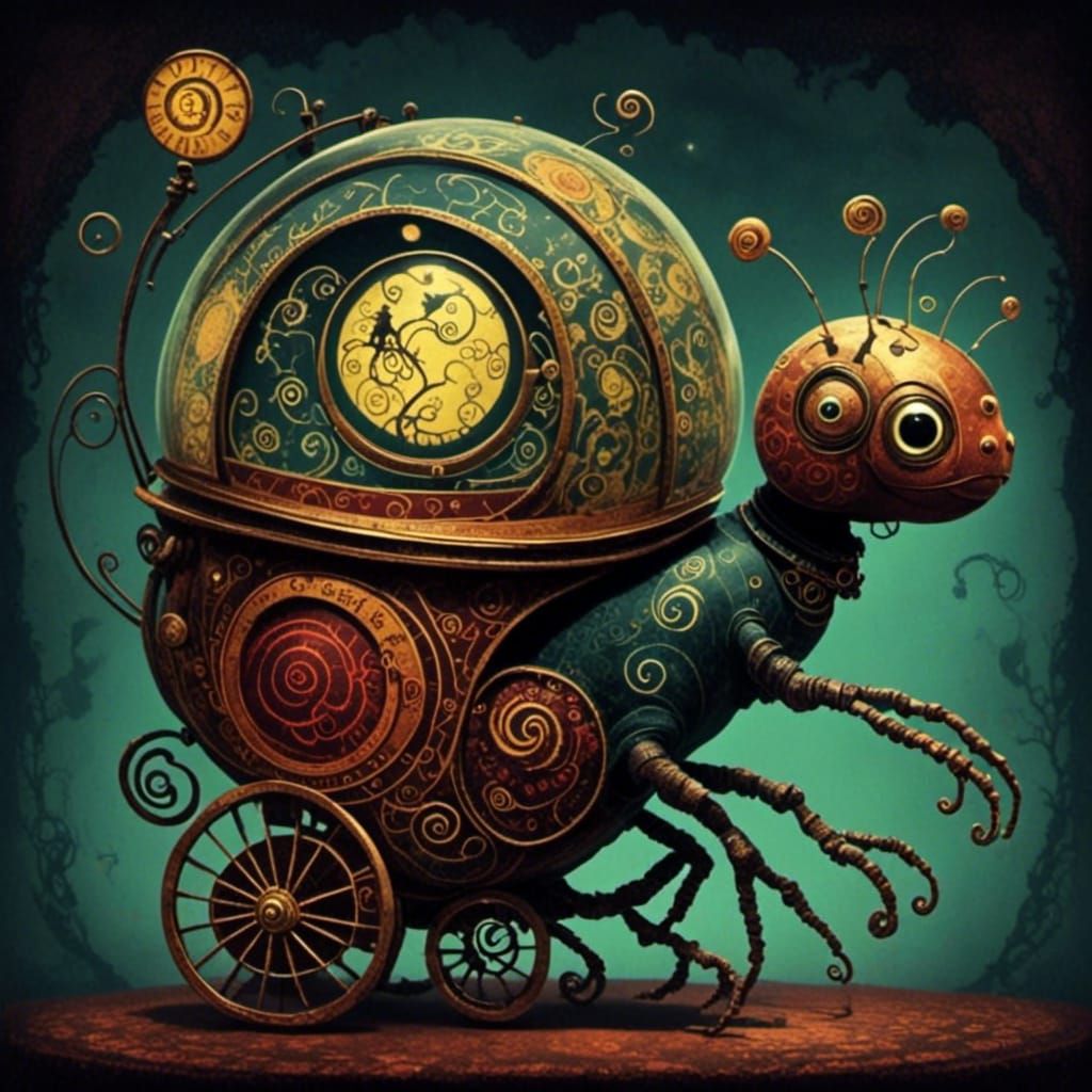 Curiosity Arcade Meets Cicada Song: AI Art